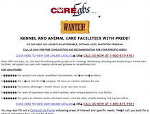 Tablet Screenshot of animalcare.carelabs.com